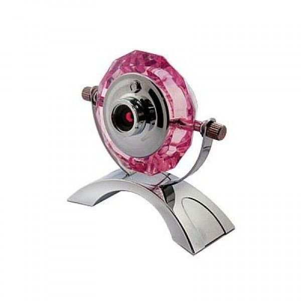 Webcam Leadership Crystal Pink 300, 0.3 MP, USB